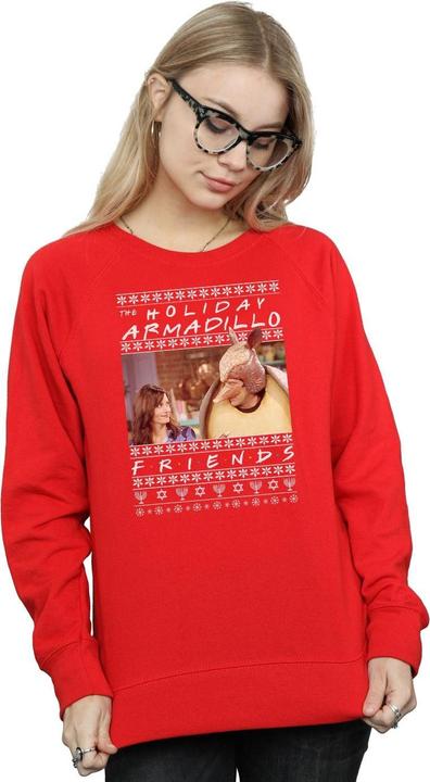 Actual product image Friends Womens/Ladies Fair Isle Holiday Armadillo Sweatshirt (XL)
