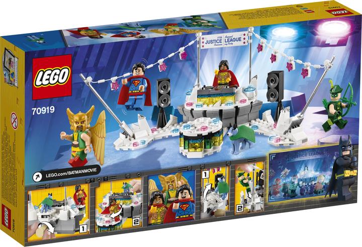 Actual product image LEGO The Justice League Anniversary Party (70919, LEGO DC)