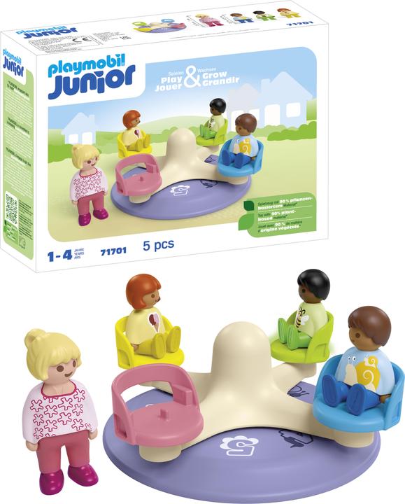 Immagine prodotto Playmobil 71701 Playm. 1.2.3: Giostra dei numeri (71701, Playmobil 1.2.3)
