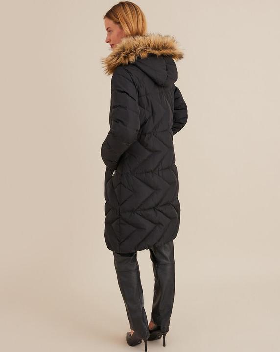 Actual product image Anne Weyburn Quilted winter coat with hood (52)