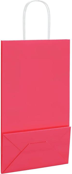 Actual product image VidaXL Kraft paper bags 50 pcs. with handle Pink 21x11x36 cm Paper bag (Gift bag, 50 x)