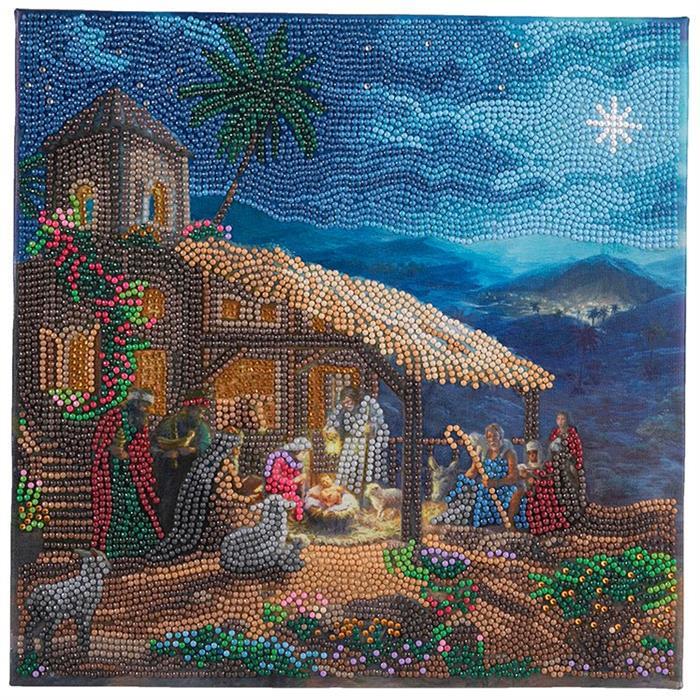Produktbild Craft Buddy Crystal Art Kit Nativity Scene 30 x 30 cm