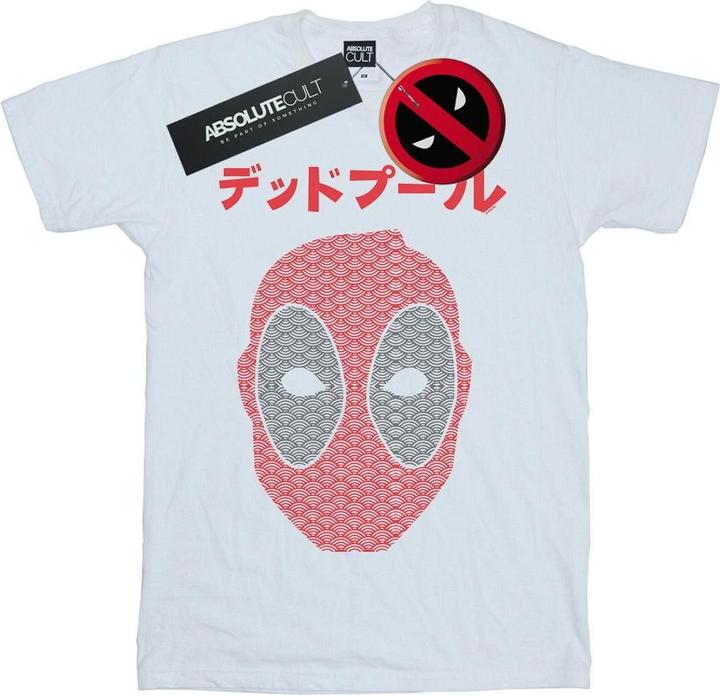Immagine prodotto Deadpool Japanese Seigaiha Head Maglietta Uomo (M)