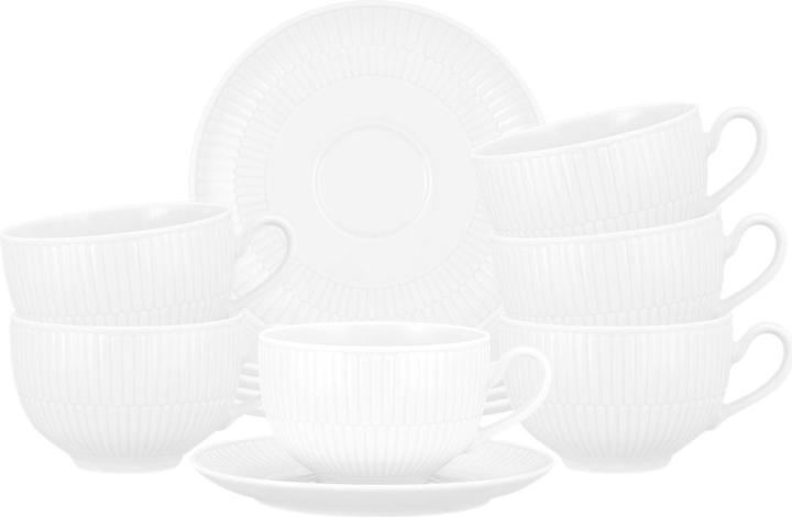 Actual product image Seltmann Amina Milchkaffeetassen mit Untertassen (350 ml, 6 x)
