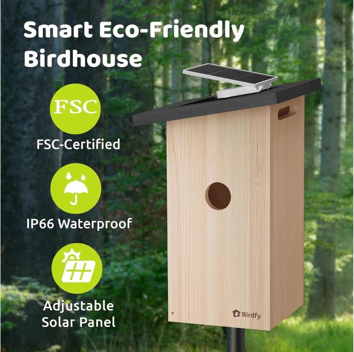 Actual product image Netvue Vogelhaus Nistkasten mit Kamera und Solar