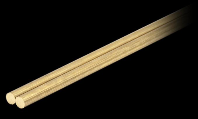 Immagine prodotto Brütsch-Rüegger Metals Profilo rotondo in ottone, 40,00 mm (2 x 1 m)