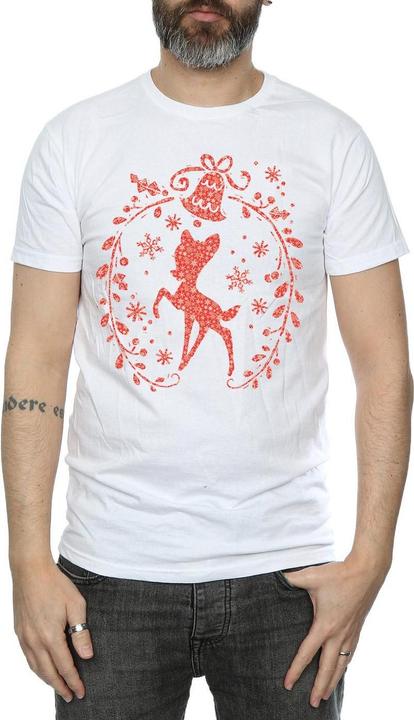 Immagine prodotto Disney Bambi Christmas Wreath Maglietta Uomo (XL)