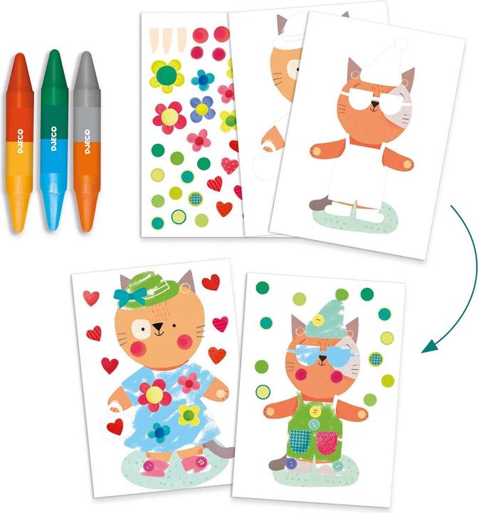 Image du produit Djeco Set créatif maisons d'animaux