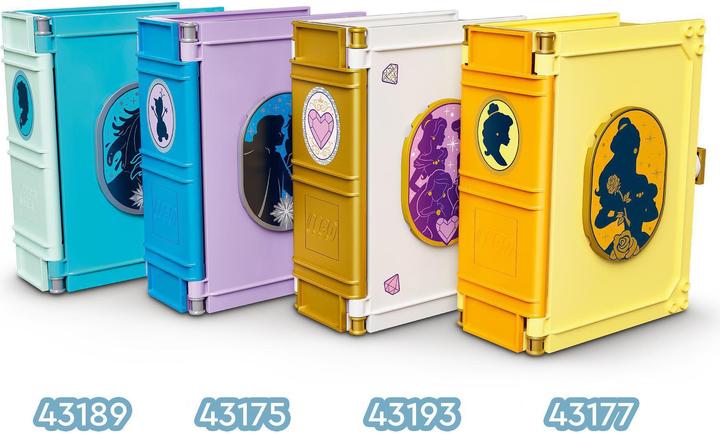 Produktbild LEGO Märchenbuch Abenteuer mit Arielle, Belle, Cinderella und Tiana (43193, LEGO Disney)