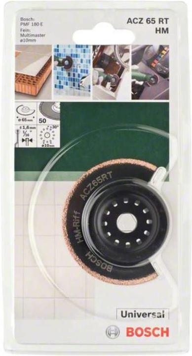 Immagine prodotto Bosch Professional Zubehör Lama a segmenti Starlock Carbide-RIFF a taglio stretto ACZ 70 RT5, 70 mm