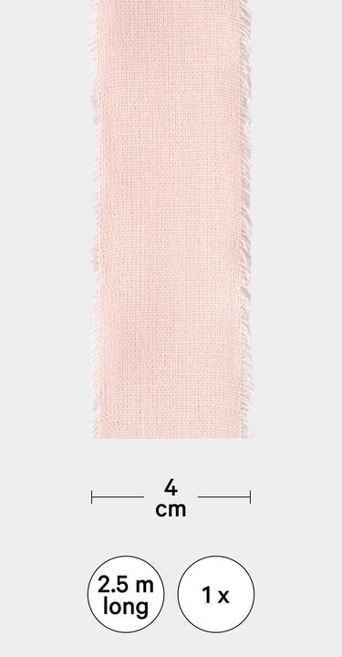 Image du produit I Am Creative Ruban de lin, ruban cadeau polyvalent (Ruban, 1 x)