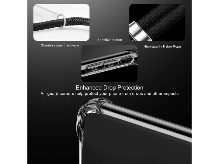 Actual product image Screenguard Samsung Galaxy S21+ Loopster Necklace Case