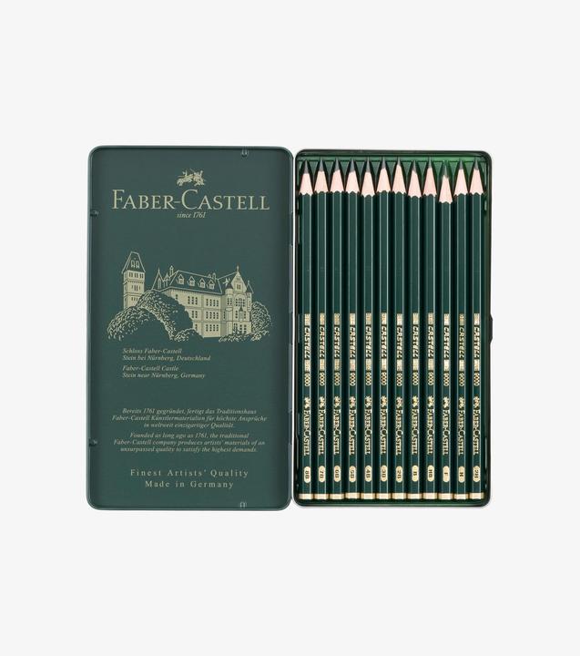 Produktbild Faber-Castell Castell 9000 (2H, 12 x)