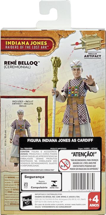 Actual product image Hasbro Indiana Jones René Belloq, Toy figure, Movie & TV series, 114 g