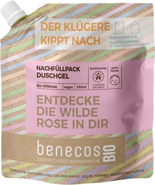 Benecos NF Duschgel Wildrose (500 ml)