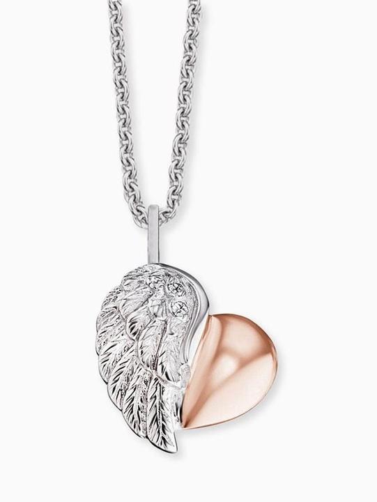 Image du produit Engelsrufer Collier Aile de coeur (Argent 925, 44 cm)
