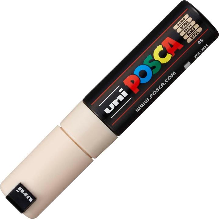 Actual product image Posca Marker PC-8K wedge tip (Beige, 8 mm, 1 x)
