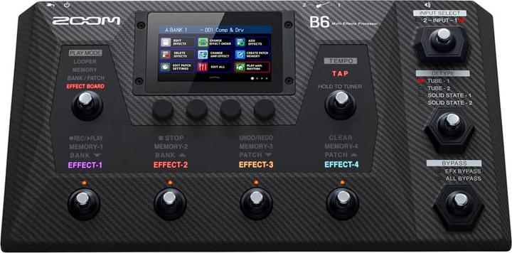 Actual product image Zoom B6 Multi-Effects Processor for Bass (Bass)
