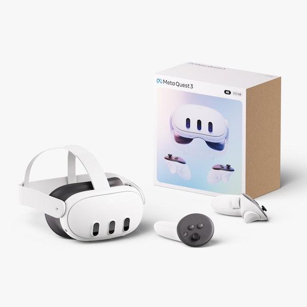 Produktbild Meta Quest 3 + Quest 3 / 3S Elite Strap mit Batterie (512 GB)