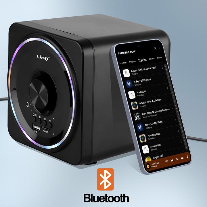 Actual product image LinQ Bluetooth PC speaker