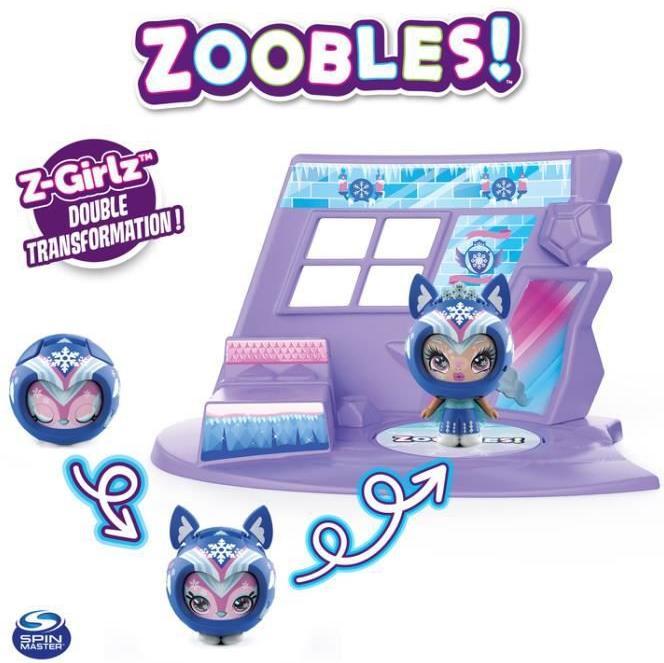 Actual product image Spin Master Zoobles Z-Girlz collectible figure with transformation mechanism and Happitat surprise (assorted)