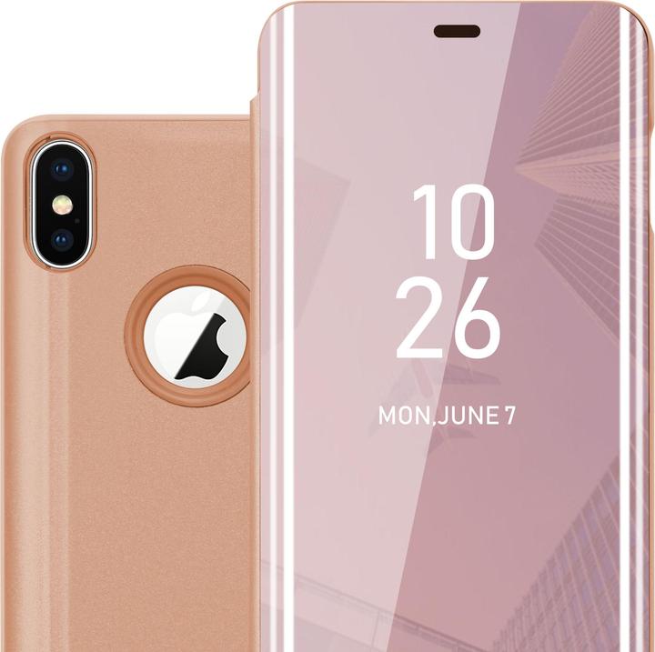 Actual product image Cadorabo Book Smart View Mirror Cover (Apple iPhone XS Max)