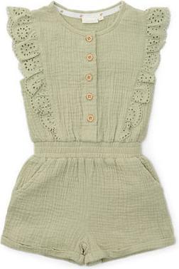 Produktbild Little Dutch Jumpsuit ärmellos Grass Green - 80 (80)