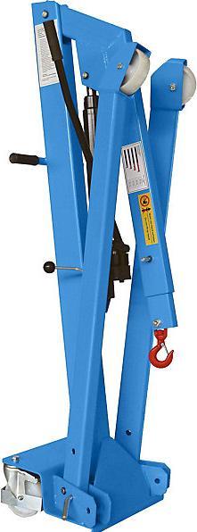 Immagine prodotto Janssen Hydraulik-Technik Gru per officina BLUE, portata 500 kg, supporto mobile puntellato, sistema