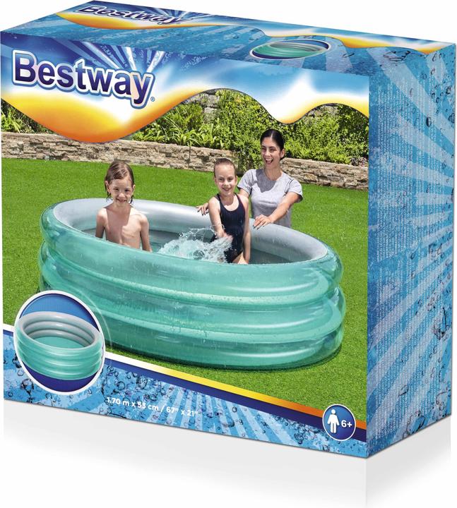Immagine prodotto Bestway Grande piscina per bambini a 3 anelli in metallo