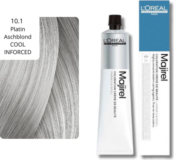 Actual product image L'Oréal Professionnel Majirel (10.1 Platinum blonde Ash blonde COOL INFORCED)