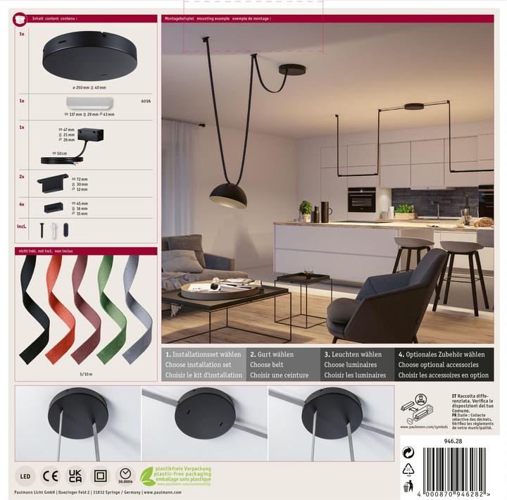 Image du produit Paulmann Gurt-System ULine Installationsset