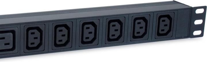 Image du produit equip Bâti de prises 1U8x IEC Alu. Sch