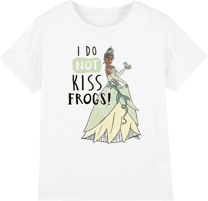 Actual product image Disney Princess Childrens/Kids Does Not Kiss Frogs Tiana T-Shirt (116)