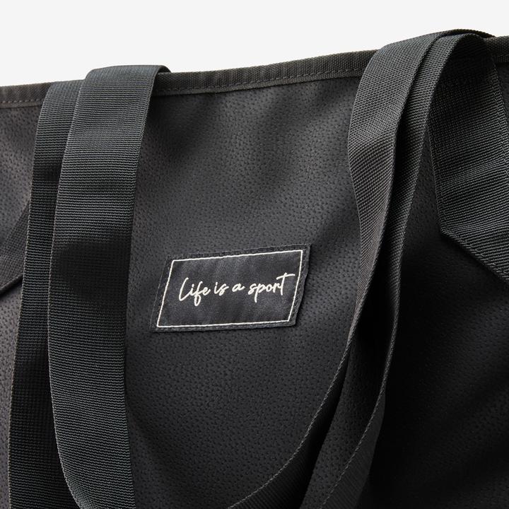 Immagine prodotto Domyos Borsa sportiva 25 litri in similpelle - nera (25 l)