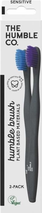 Actual product image The Humble Co. Vegetable toothbrush, soft, mix colours (Soft, 2 x)
