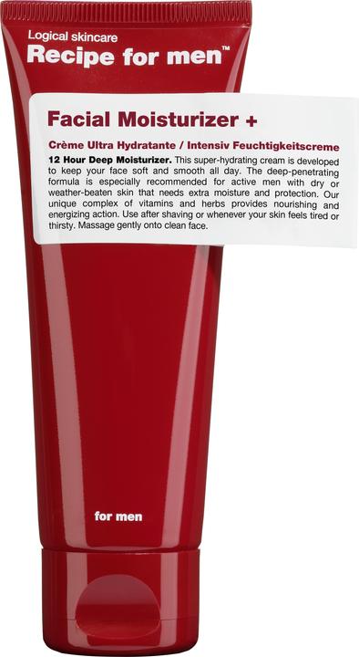 Actual product image Recipe for men 12-Hour Moisturiser (75 ml, Day cream)