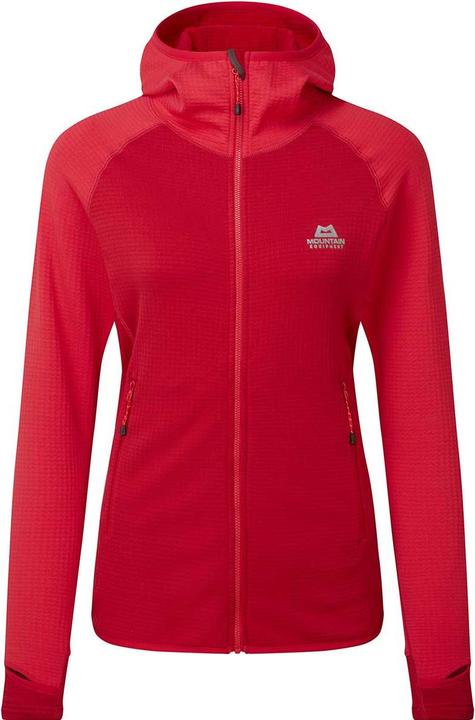 No Name Eclipse Damen mit Kapuze-Molten Red-Capsicum Red-12 (m) MOUNTAIN EQUIPMENT Sweatshirt (M)