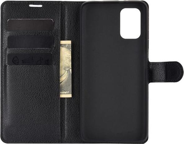 Actual product image MU Classic Litchi Leather Bookcover Series (Xiaomi Redmi 9T, Realme 9 4G)