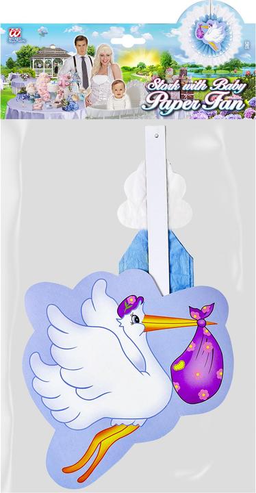Actual product image Folat Eventail Cigogne Bleu