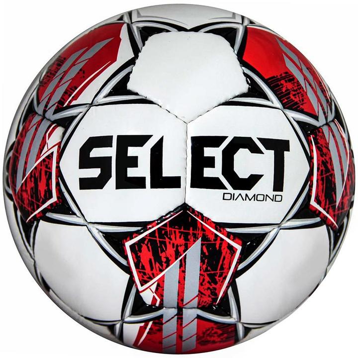 Productafbeelding Select Voetbal Diamond 4 v23 balta-raudona 17747 (4)