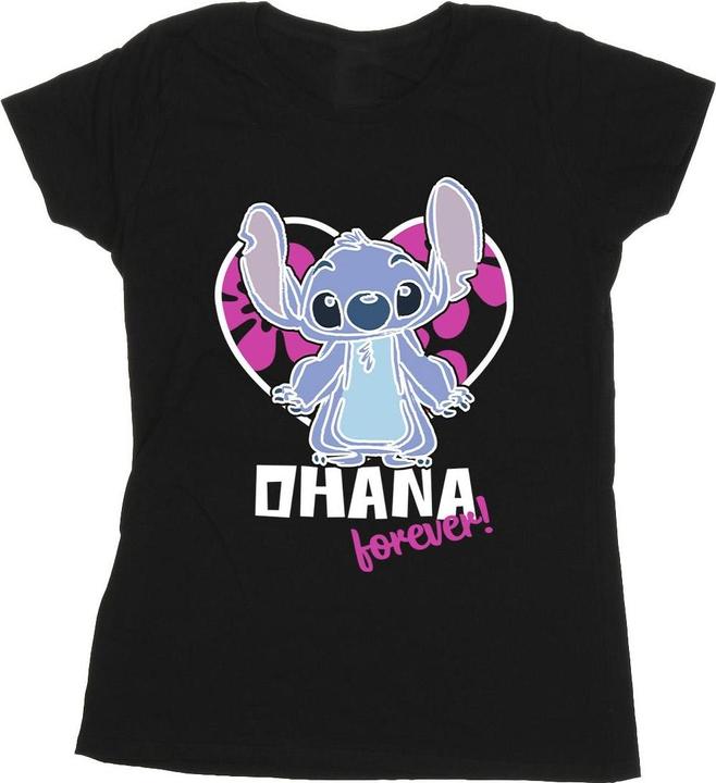 Produktbild Disney Lilo And Stitch Ohana Forever Heart TShirt (XXL)