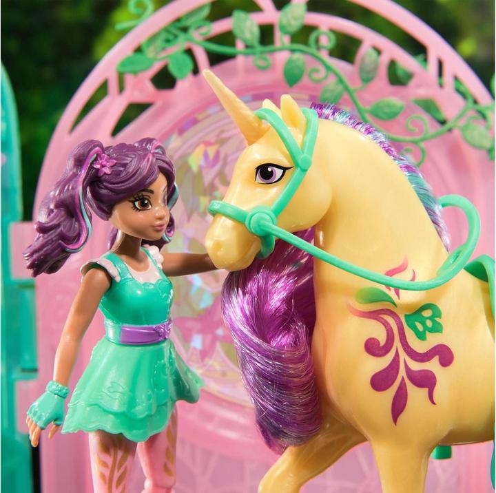 Image du produit Unicorn Academy - Kit de jeu d'écurie pour petite poupée Ava & Leaf