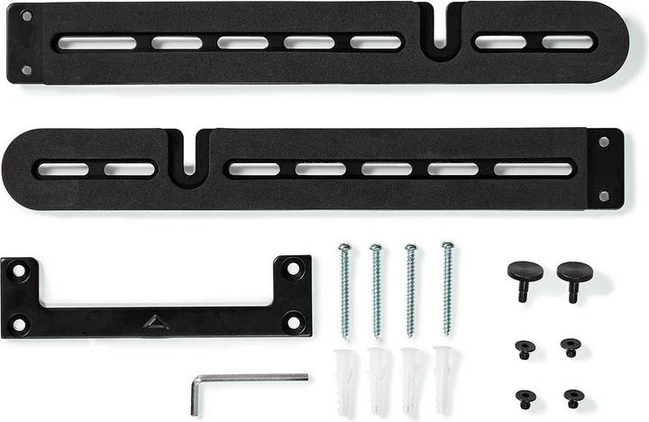 Produktbild Nedis Soundbar Halterung | Kompatibel mit: Sonos® Arc™ | Wand | 10 kg | Fest | ABS / Stahl | Schwarz (1 Stk., Wandmontage)