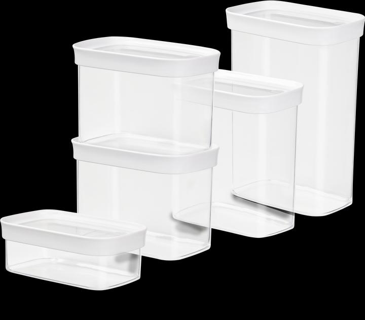 Actual product image Emsa Storage Jar Optima Set of 5 (6.25 l)