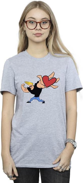 Produktbild Johnny Bravo Heart Present TShirt (XXL)