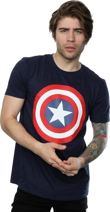 Image du produit T-Shirt Hommes Captain America Shield (XXL)