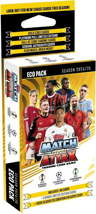 Topps Match Attax UEFA CL 24/25 Eco Pack (English, Booster Pack)