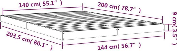 Produktbild VidaXL Burr (140 x 200 cm)