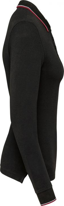 Produktbild Kariban Polo-Shirt aus Piqué-Strick langarm, Damen (XS)