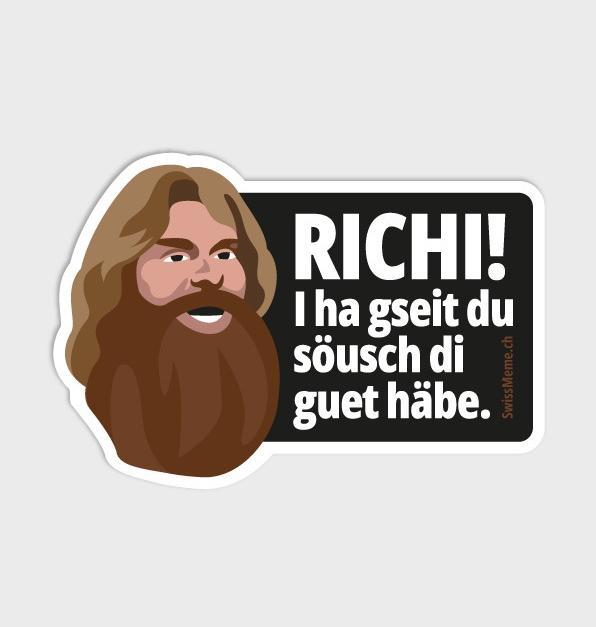 Produktbild SwissMeme Richi! Sticker